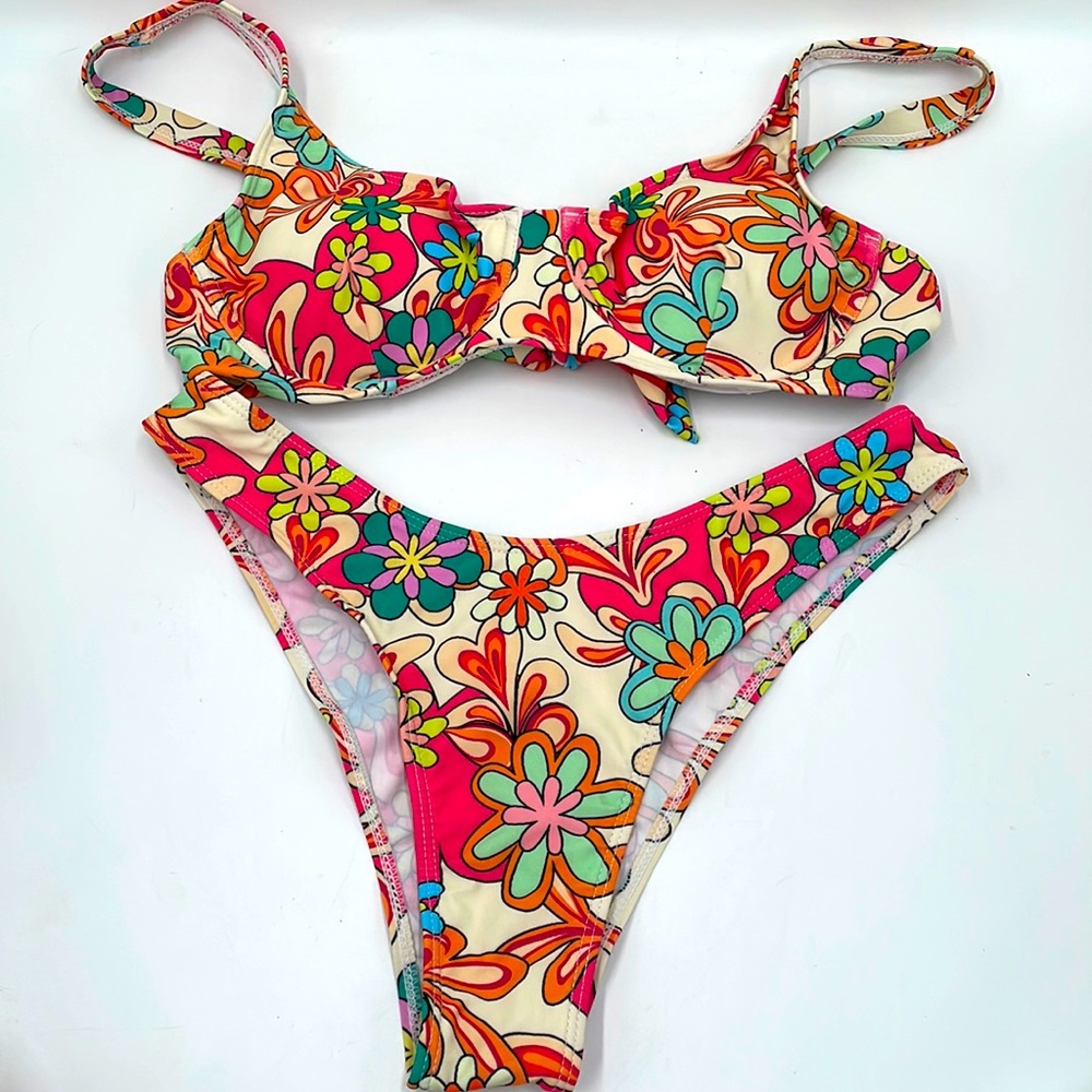 SHEIN 2PC Floral Bikini Set
